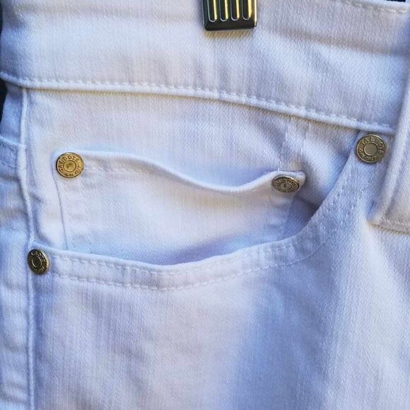 Talbots White Crop Flare Jeans size 10 Petite - Picture 11 of 13